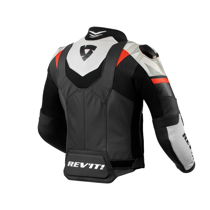 Revit Hyperspeed 2 Air črno-bela motoristična jakna razprodaja