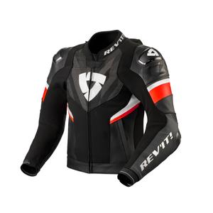 Motoristična jakna Revit Hyperspeed 2 Pro črno-fluo rdeča