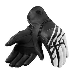 Revit Redhill črno-bele motoristične rokavice výprodej