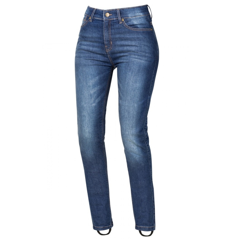 Ženske motoristične kavbojke SECA Trinity COR blue