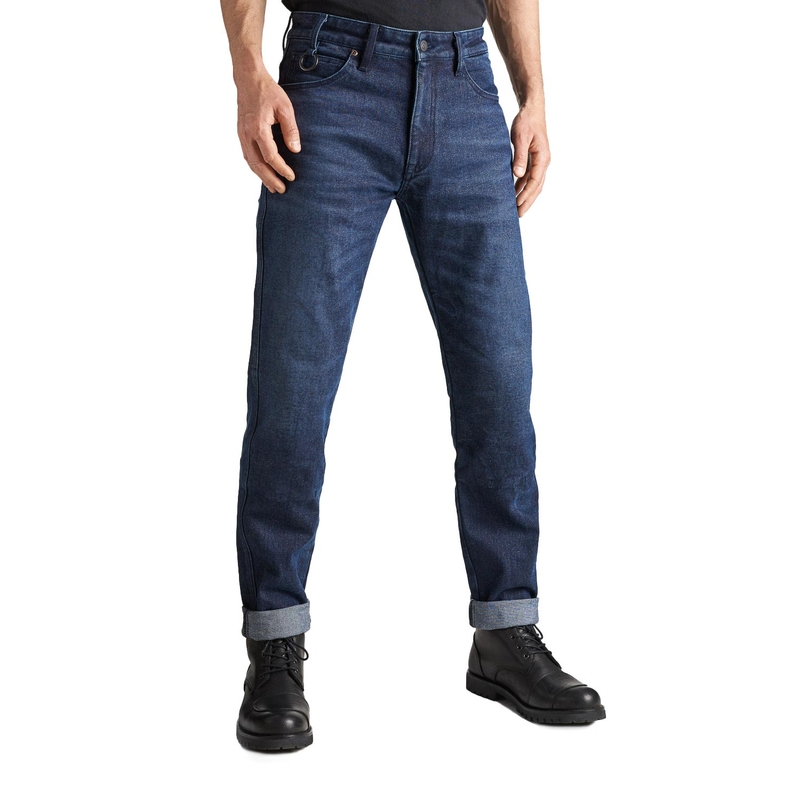Motoristične kavbojke PANDO MOTO Arnie Slim blue razprodaja