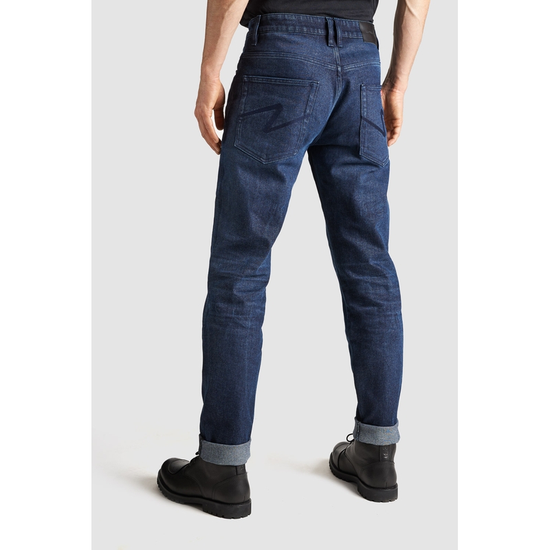 Motoristične kavbojke PANDO MOTO Arnie Slim blue razprodaja