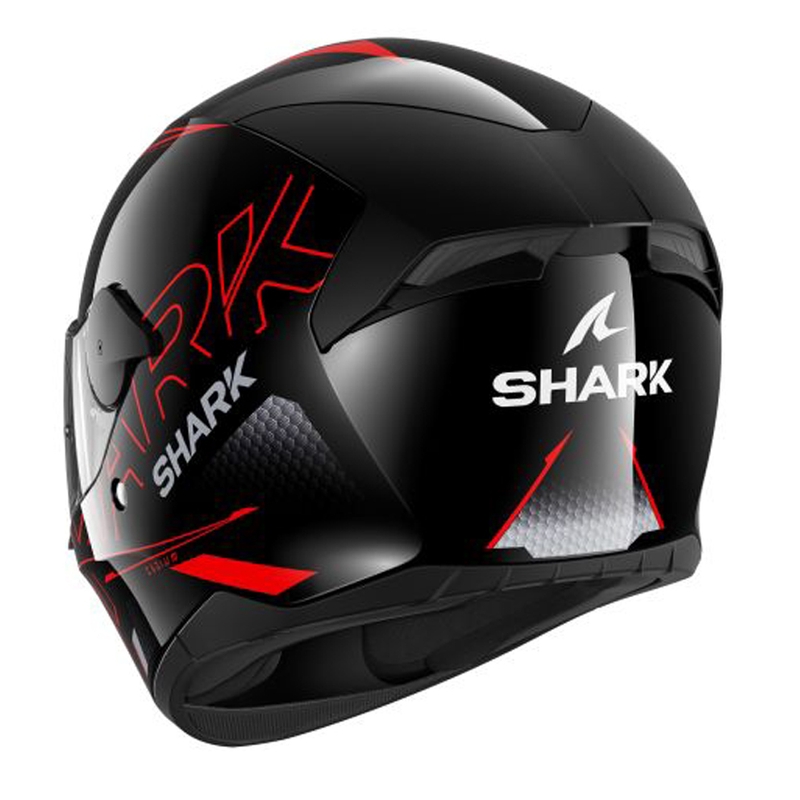 Integralna motoristična čelada SHARK D-SKWAL 2 Cadium črno-rdeča