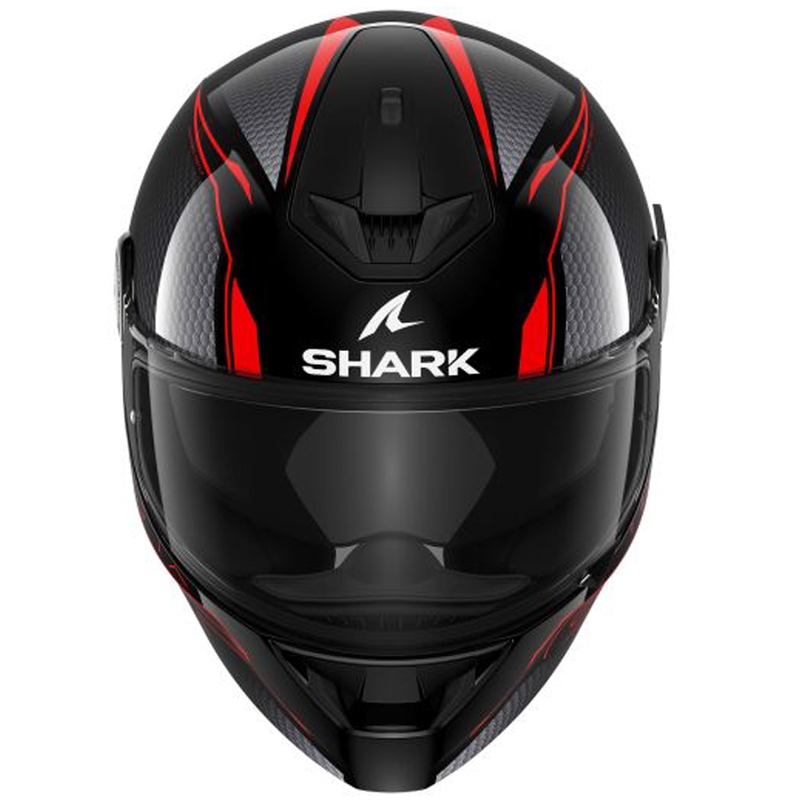 Integralna motoristična čelada SHARK D-SKWAL 2 Cadium črno-rdeča