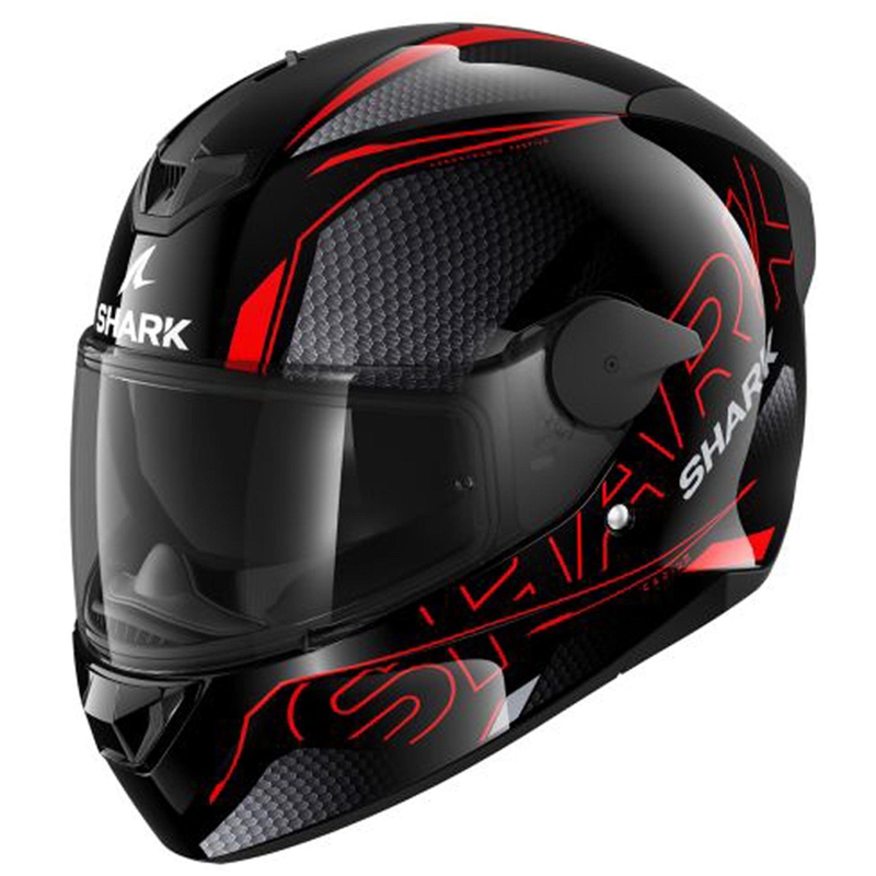 Integralna motoristična čelada SHARK D-SKWAL 2 Cadium črno-rdeča