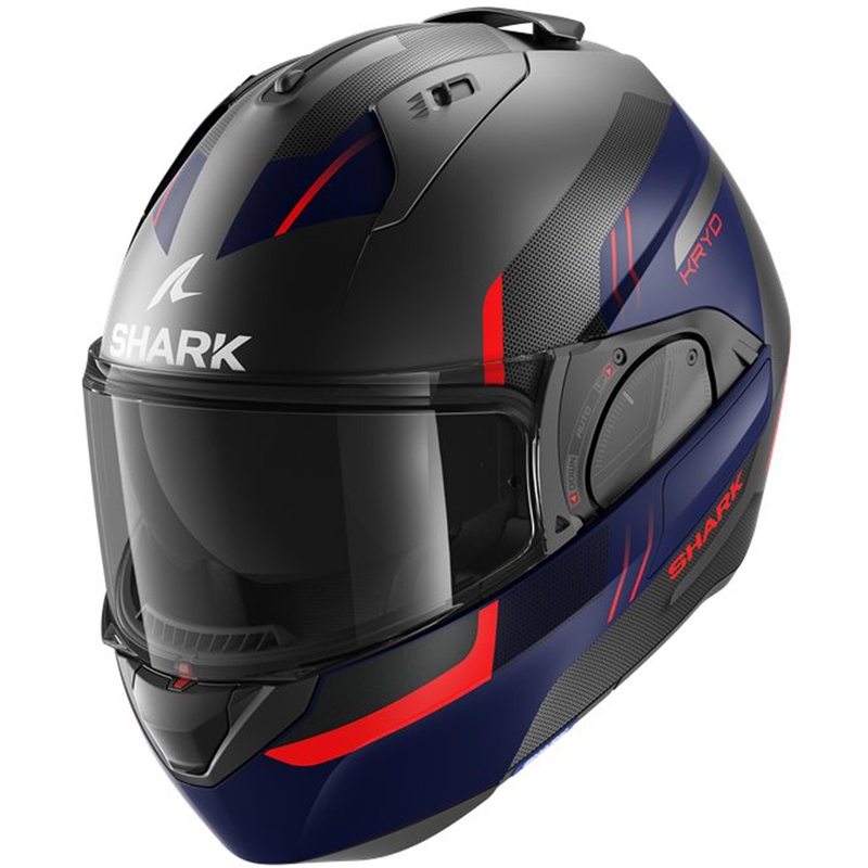 Čelada SHARK EVO-ES Kryd črno-rdeče-temno modra