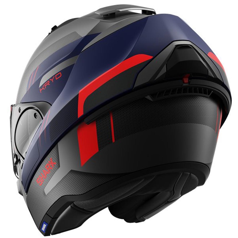 Čelada SHARK EVO-ES Kryd črno-rdeče-temno modra