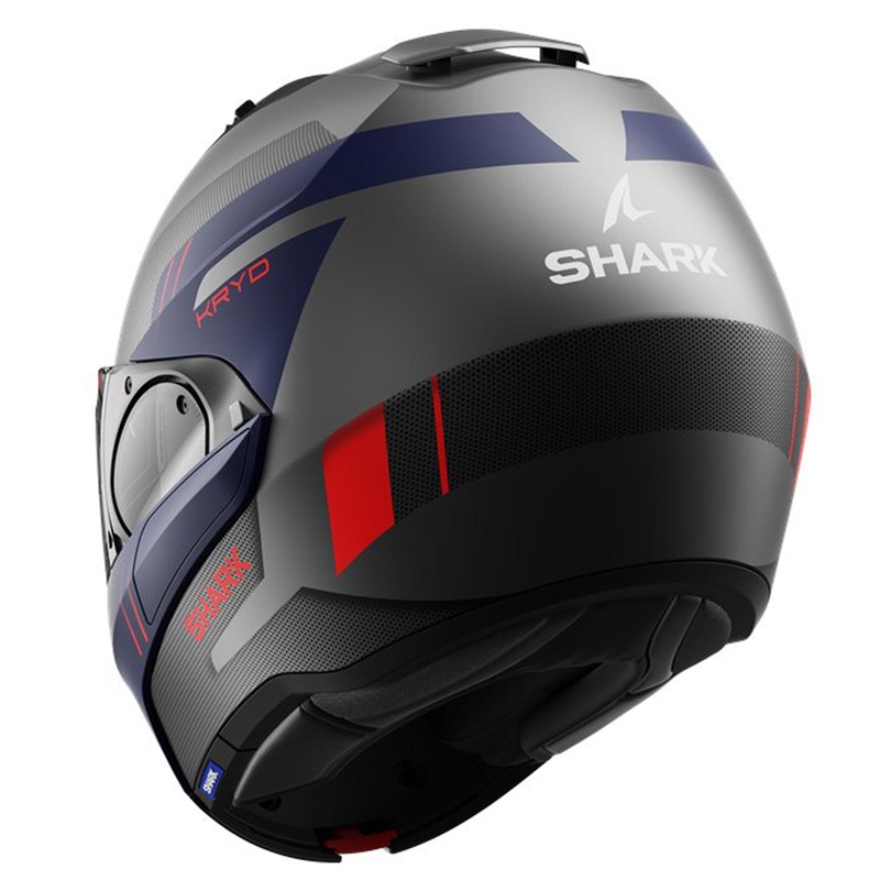 Čelada SHARK EVO-ES Kryd črno-rdeče-temno modra