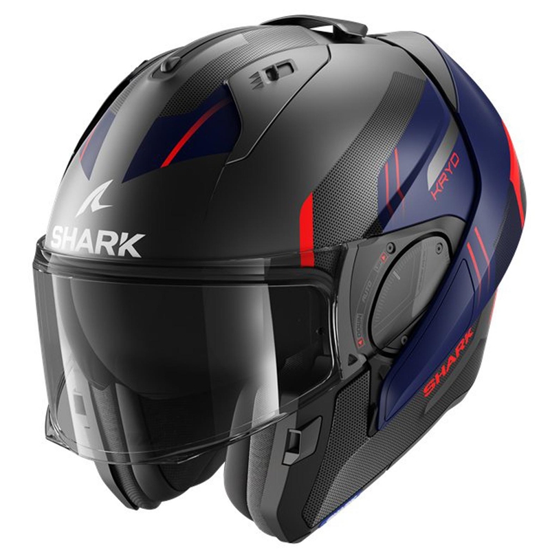 Čelada SHARK EVO-ES Kryd črno-rdeče-temno modra