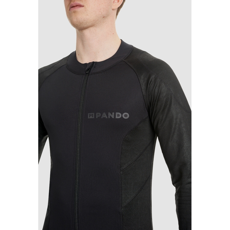 Motoristična majica PANDO MOTO Shell UH 03 black razprodaja