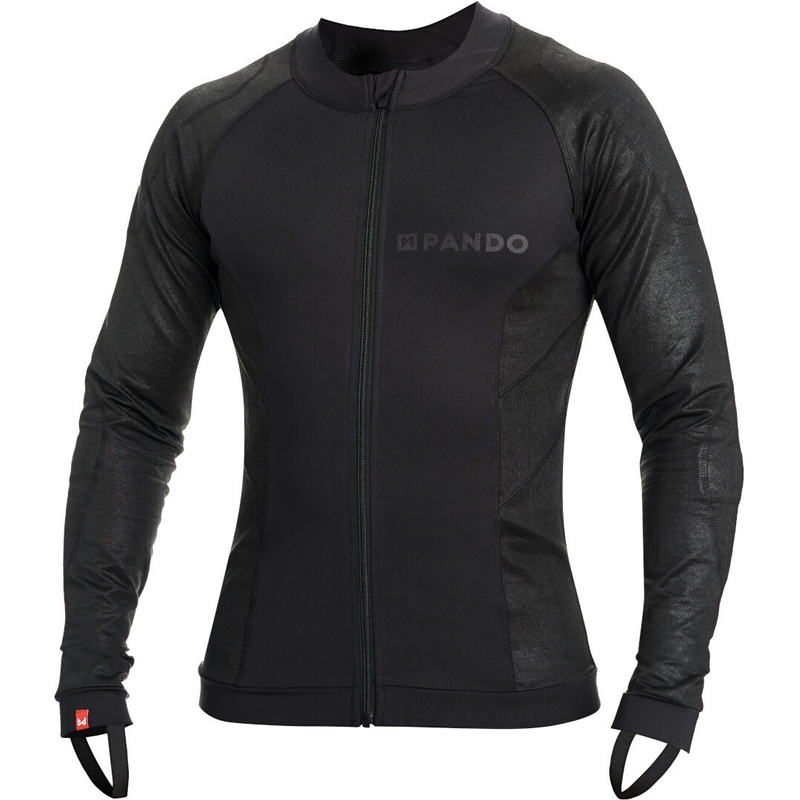 Motoristična majica PANDO MOTO Shell UH 03 black razprodaja