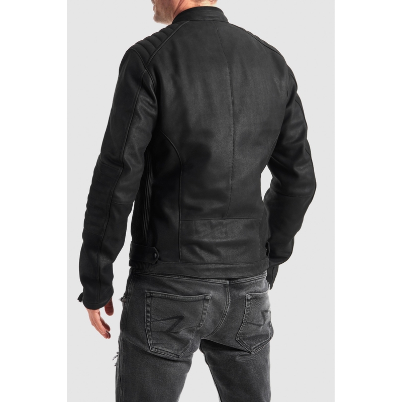 Usnjena motoristična jakna PANDO MOTO Tatami LT 01 black razprodaja