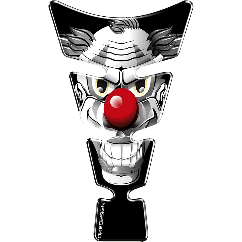 Pokrov rezervoarja za gorivo - tankpad Natisni Clown siva