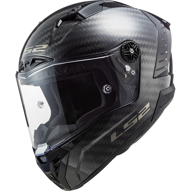 LS2 FF805 Thunder Carbon Black Gloss Integral Motoristična čelada