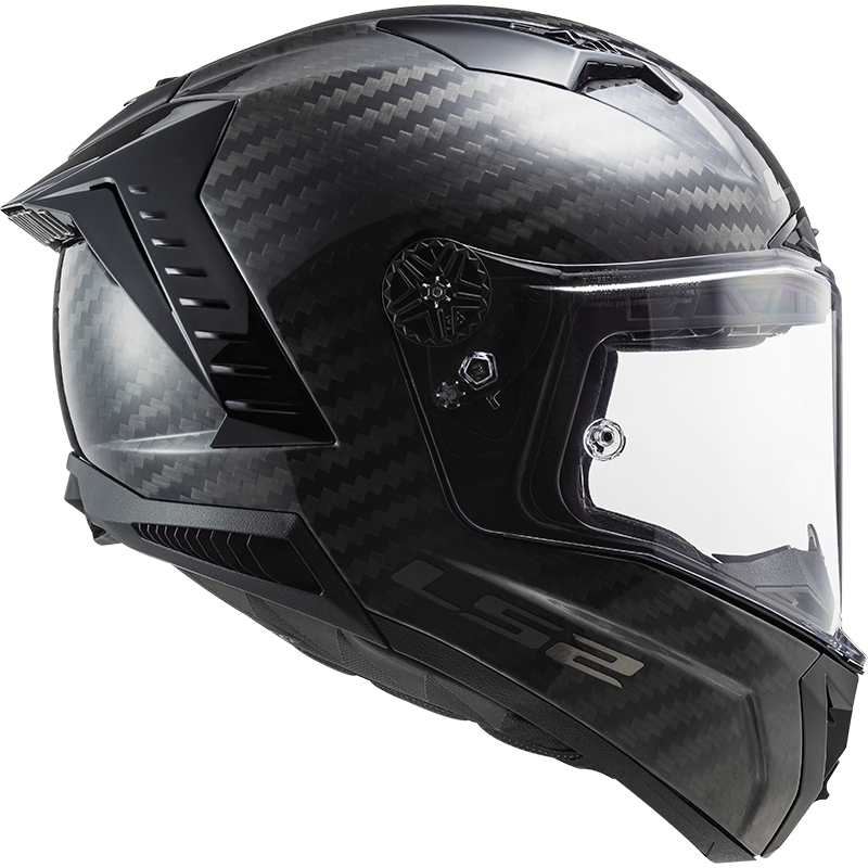 LS2 FF805 Thunder Carbon Black Gloss Integral Motoristična čelada
