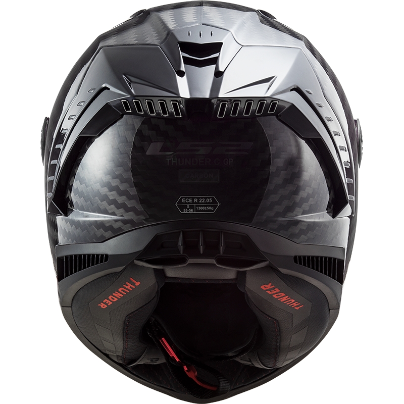 LS2 FF805 Thunder Carbon Black Gloss Integral Motoristična čelada