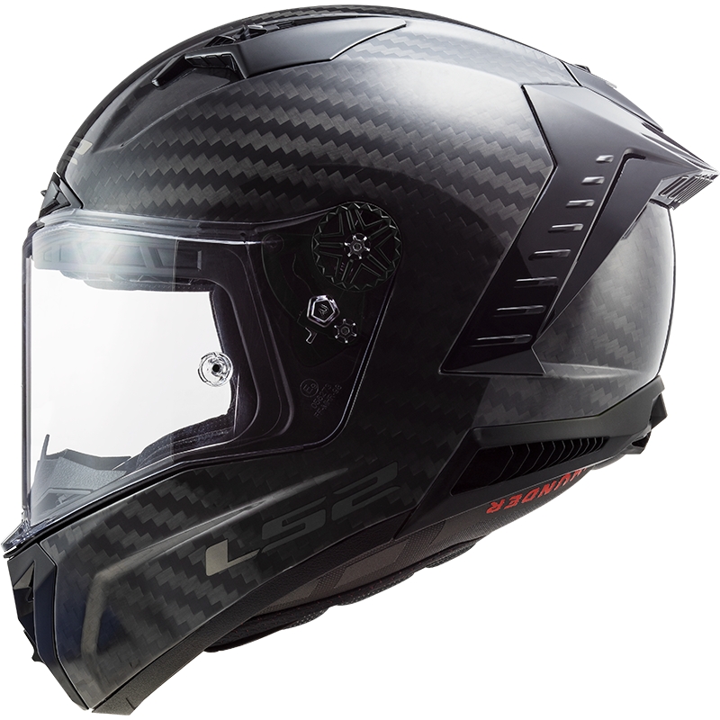 LS2 FF805 Thunder Carbon Black Gloss Integral Motoristična čelada