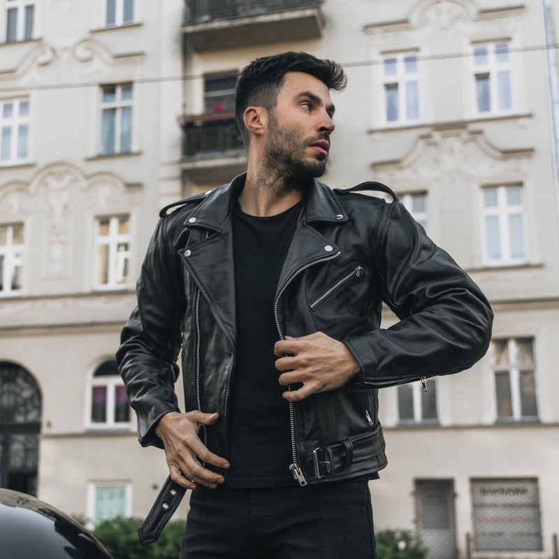 Moto jakna Ozone Ramones black