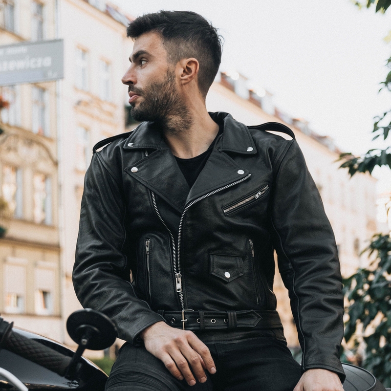 Moto jakna Ozone Ramones black