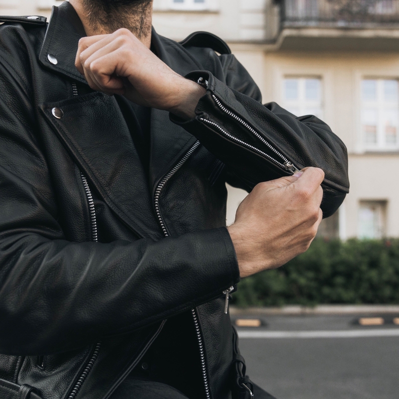Moto jakna Ozone Ramones black