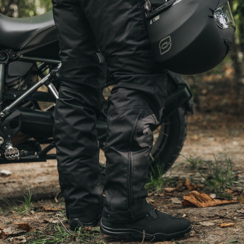 Ozone Vulcan Black Motoristične hlače
