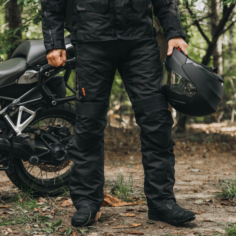 Ozone Vulcan Black Motoristične hlače