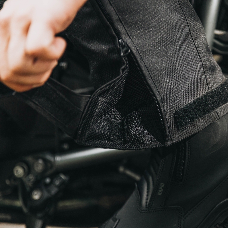 Ozone Vulcan Black Motoristične hlače