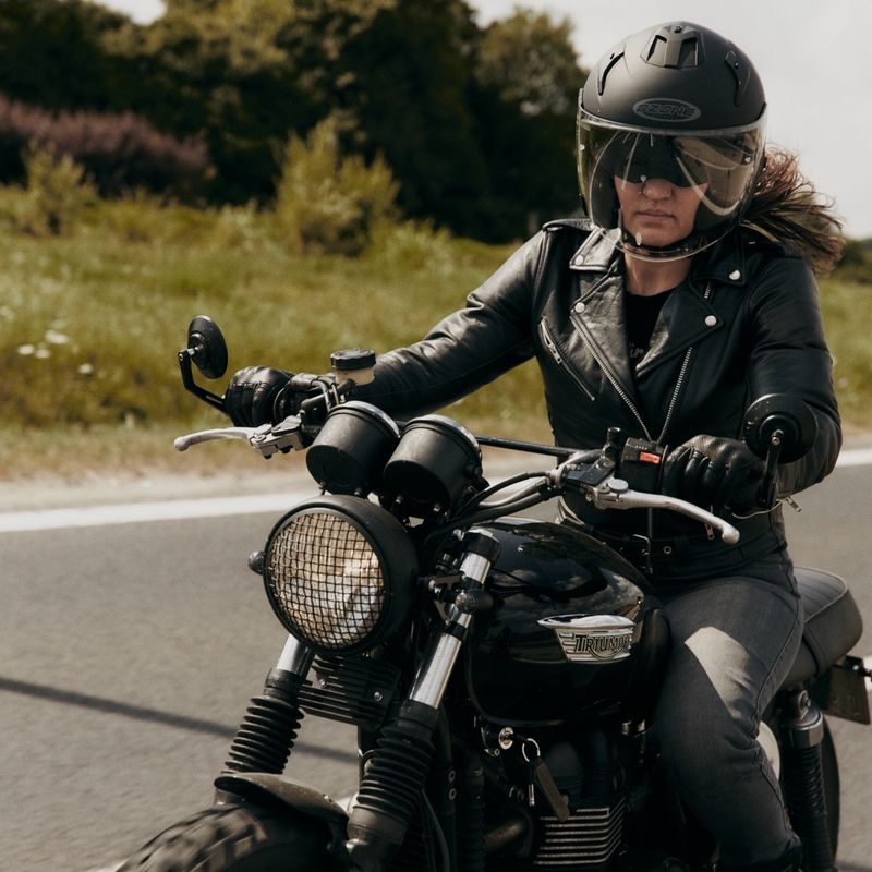 Ozone Ramones Ženska motoristična jakna Black