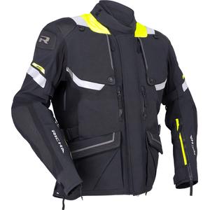 Motoristična jakna RICHA Armada GTX Pro black-fluo rumena - razprodaja výprodej