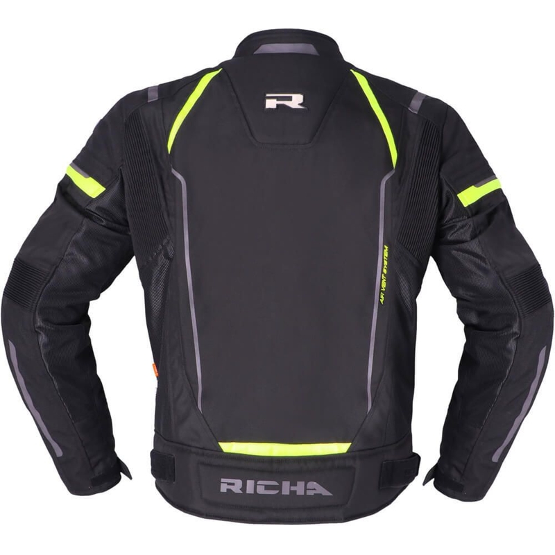 Motoristična jakna RICHA Airstream 3 black-fluo yellow razprodaja