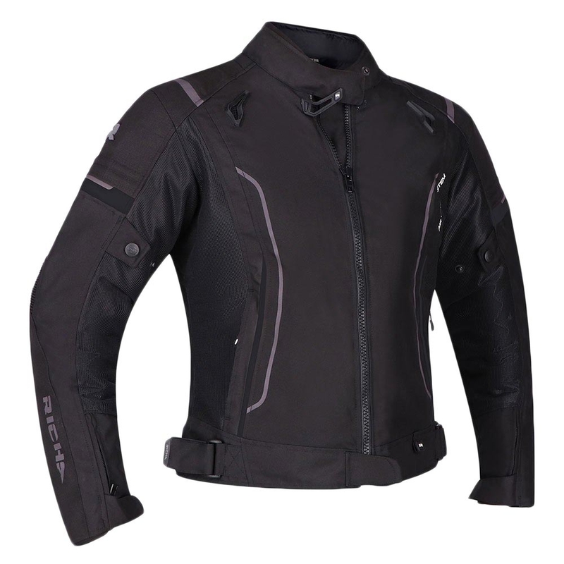 Ženske jakne RICHA Airstream 3 Black Motorcycle Jacket razprodaja