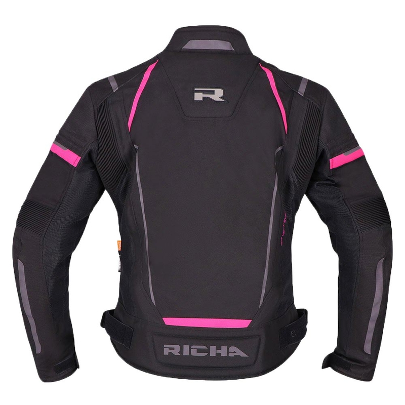 Ženske motoristične jakne RICHA Airstream 3 Black and Pink razprodaja