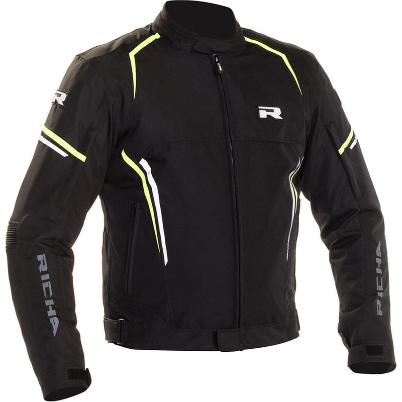 Motoristična jakna RICHA Gotham 2 black-fluo yellow razprodaja