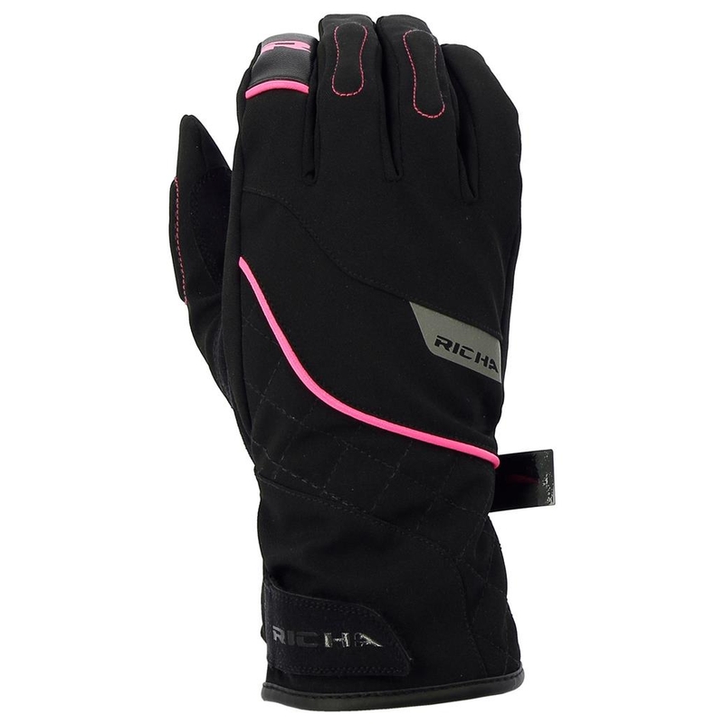 Ženske motoristične rokavice RICHA Tina 2 WP black and pink razprodaja