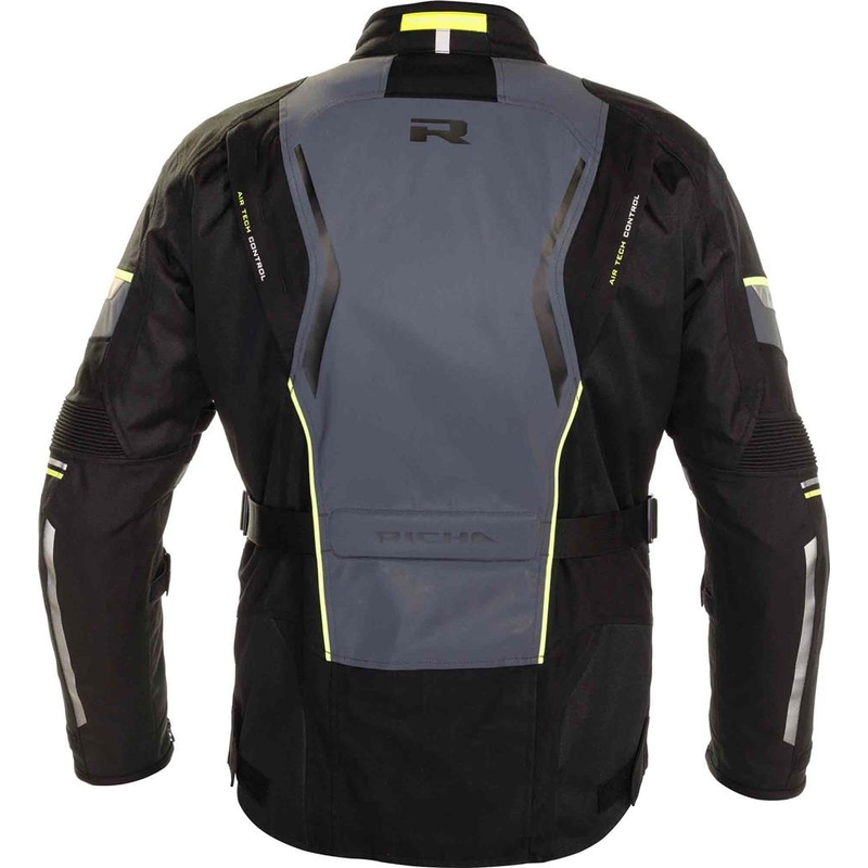 Ženske motoristične jakne RICHA Infinity 2 Flare Grey-Fluo Yellow razprodaja