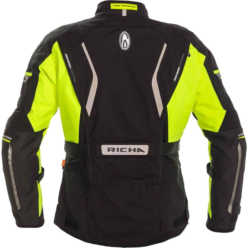 Ženska motoristična jakna RICHA Infinity 2 black-fluo yellow razprodaja
