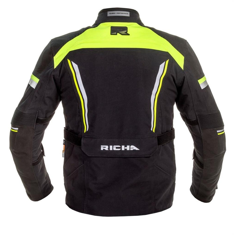 Motoristična jakna RICHA Infinity 2 Pro black-fluo yellow razprodaja