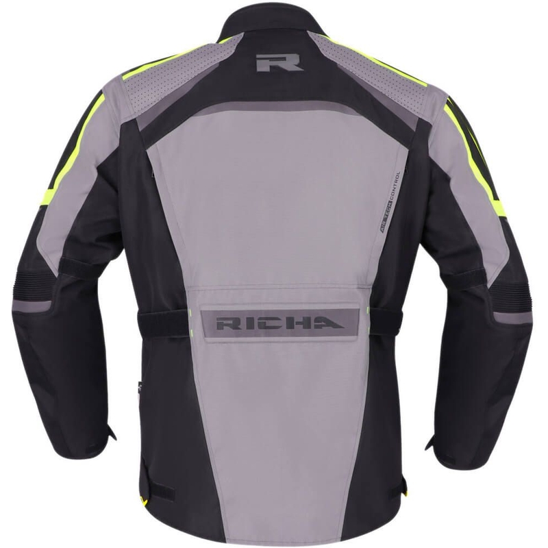 Motoristična jakna RICHA Tundra black-grey-fluo yellow razprodaja
