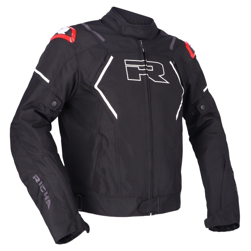 Motoristična jakna RICHA Vendetta black-white-red razprodaja