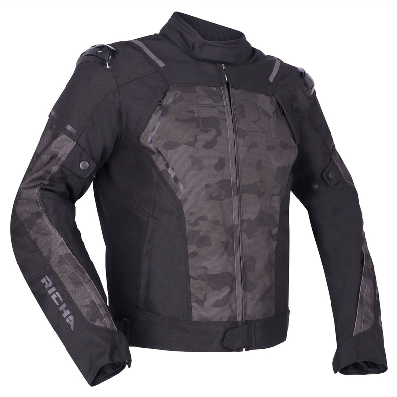 Motoristična jakna RICHA Vendetta black-grey camo razprodaja