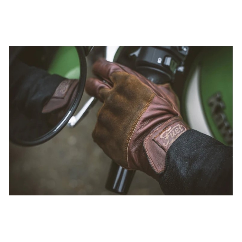 Motoristične rokavice Fuel Rodeo Brown