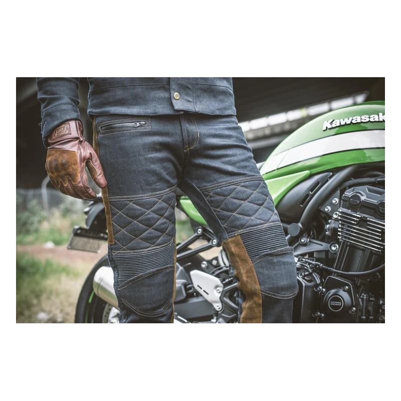 Motoristične rokavice Fuel Rodeo Brown