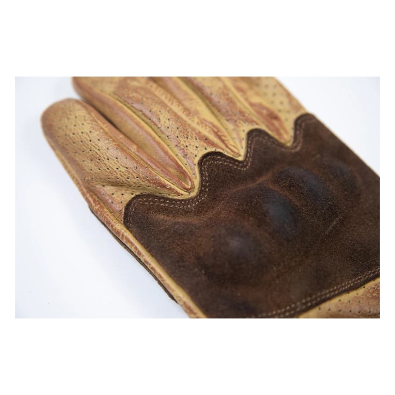 Motoristične rokavice Fuel Rodeo rjavo-rumene