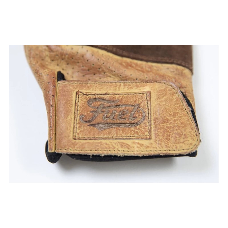 Motoristične rokavice Fuel Rodeo rjavo-rumene