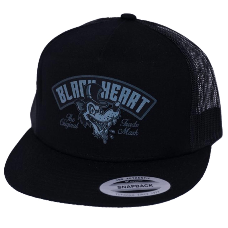 Čepica Black Heart Wolf