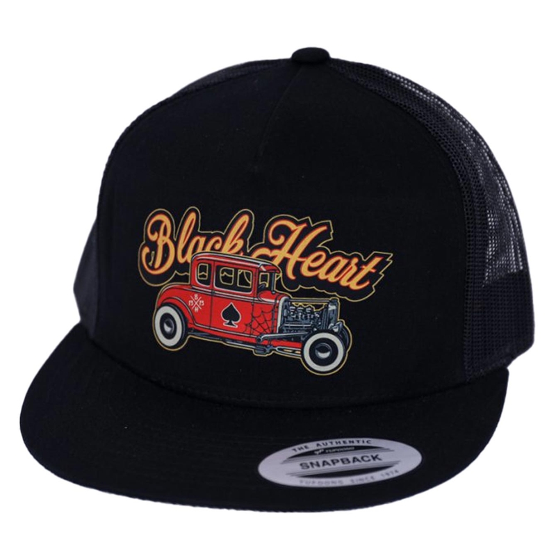 Črno srce Hot Rod Cap