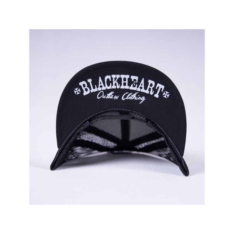 Čepica Black Heart Red Devil Wht