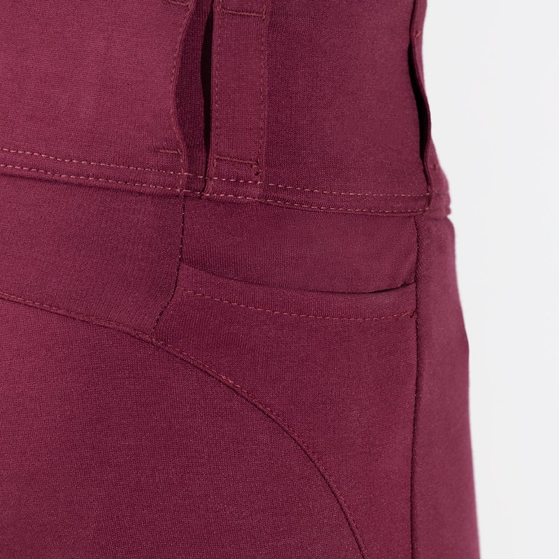 Ženske hlače Oxford Super Leggings 2.0 burgundske barve razprodaja