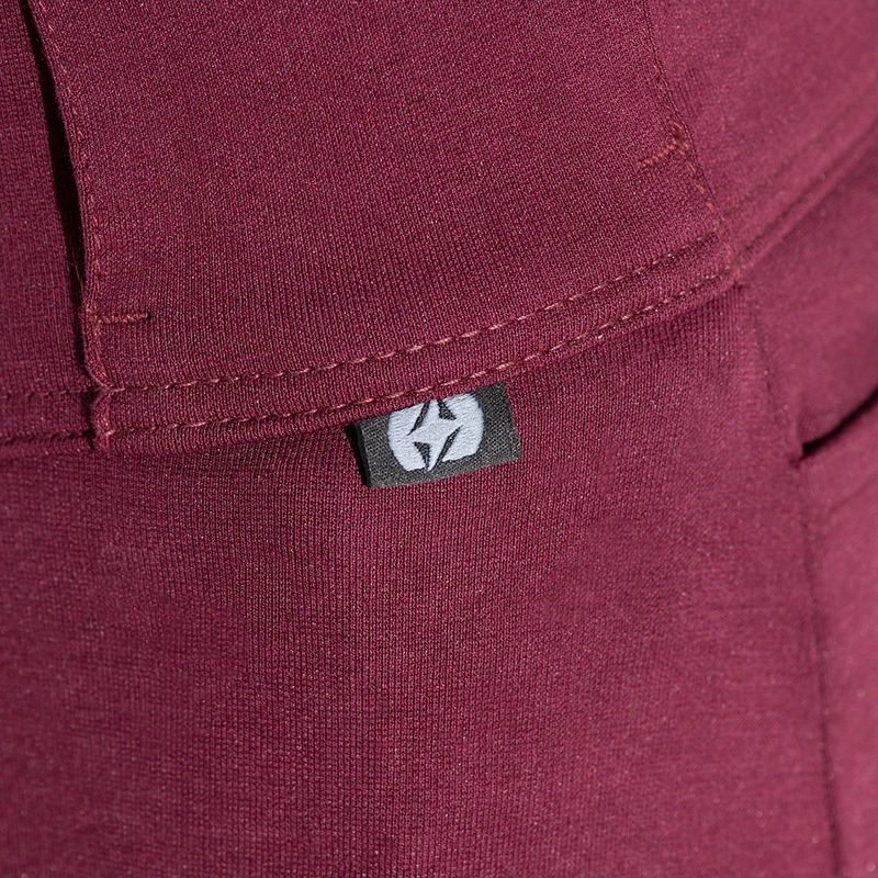 Ženske hlače Oxford Super Leggings 2.0 burgundske barve razprodaja