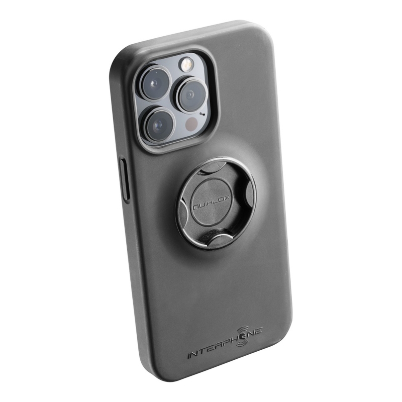 Zaščitni ovitek Interphone QUIKLOX za Apple iPhone 14 Pro črn